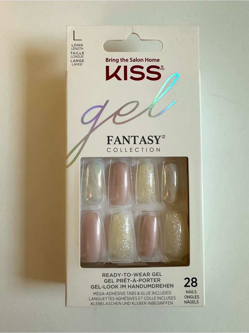 Brand New KISS Gel Fantasy Collection Press-On Nails (No glue)